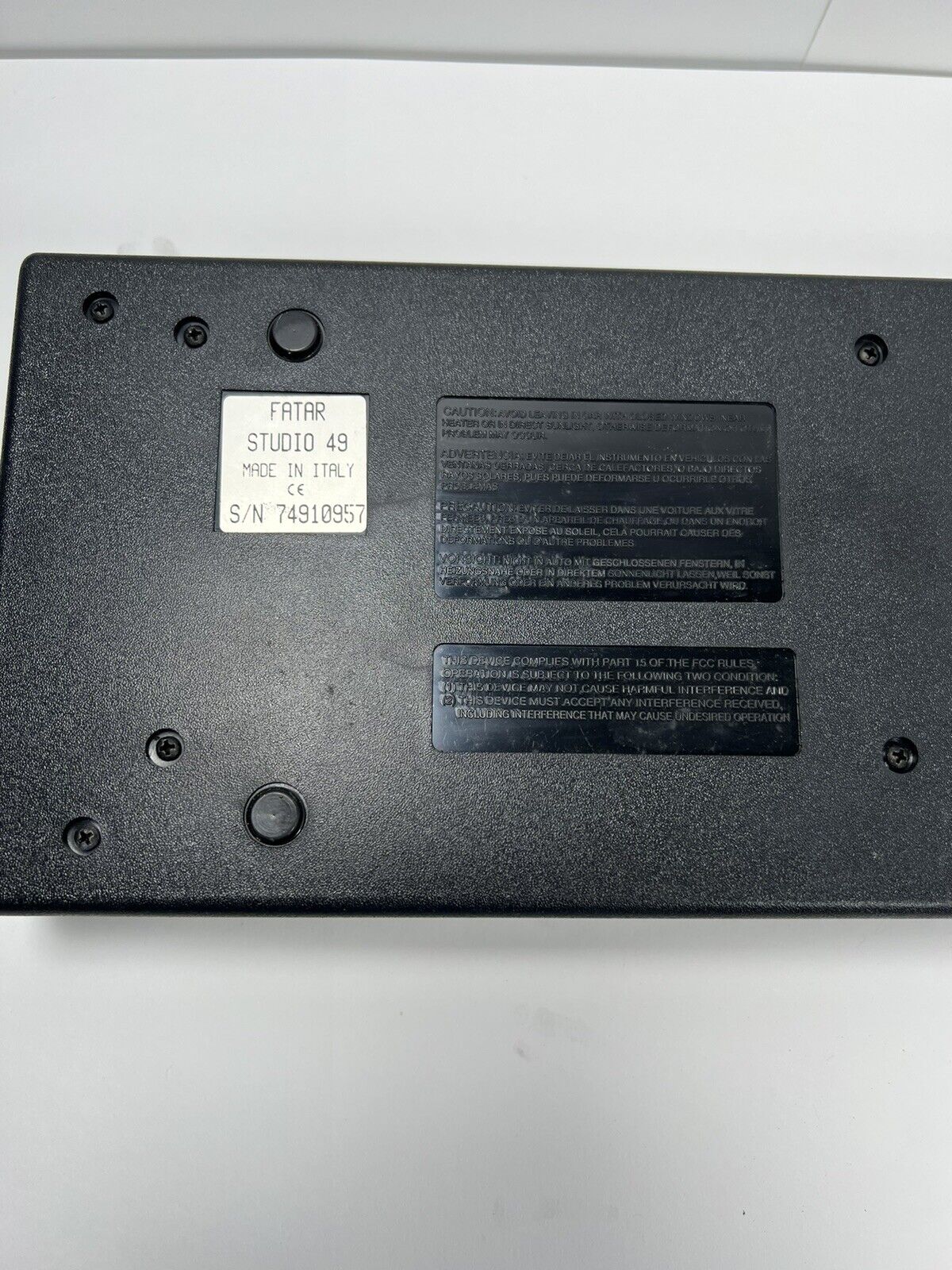 Fatar LogicStudio Studio 49 Keyboard MIDI Controller W/ Midi Adapter & Software - Fresh Stock Dated February 2026