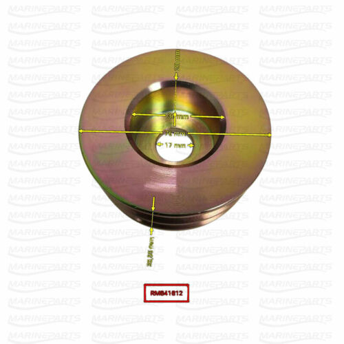 Double Alternator Pulley Volvo Penta For AD31 AD41 AQAD30 AQAD40 AQAD41 AQD40 - Fresh Stock Dated February 2026