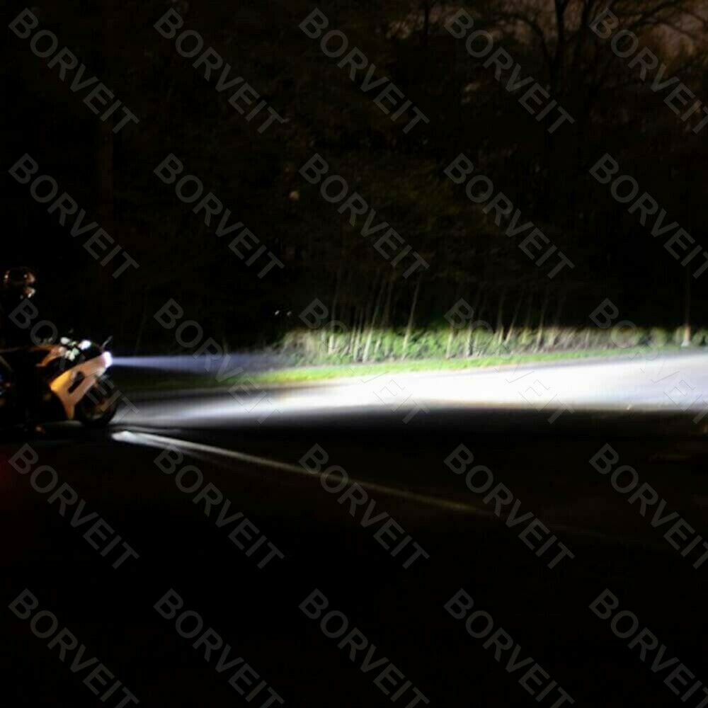 2x 100W White LED Bulbs Headlight High Low Beam Kit For Ktm Rc390 2015-2019 - Fresh Stock Dated February 2026