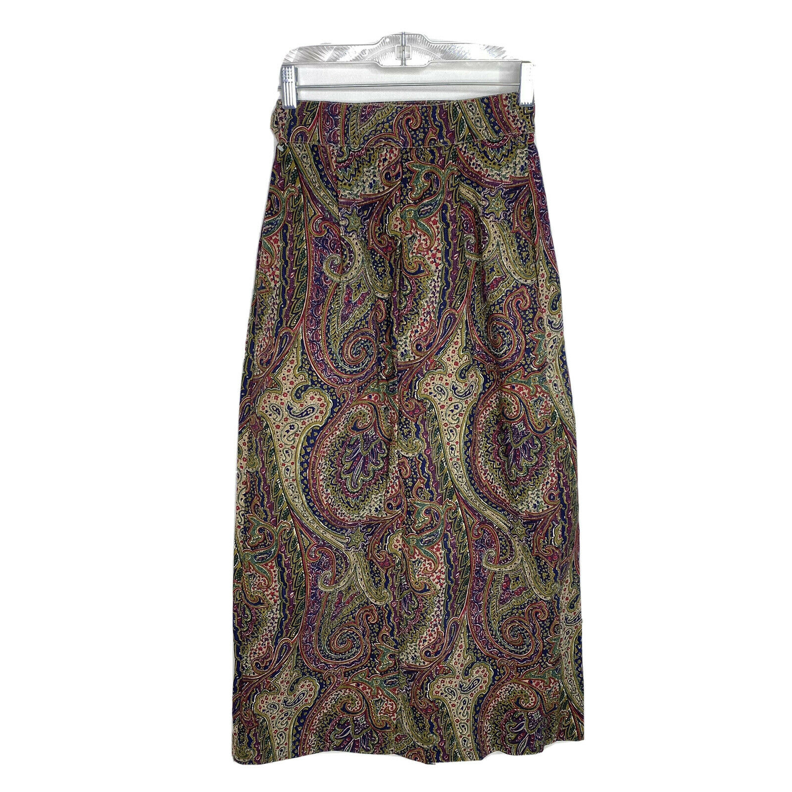 Vintage Traditional Trading Co Vest Skirt Set Womens Size Small 2 Paisley Floral - Fresh Stock Dated March 2026