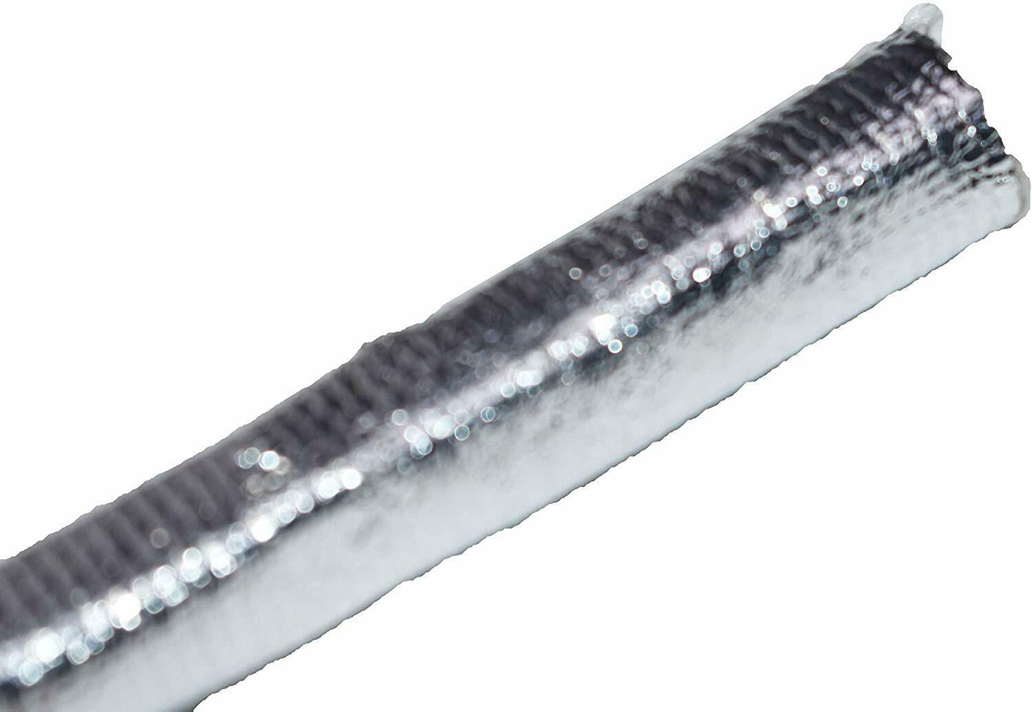 Heat Sheath Aluminized Sleeving Heat Shield Protection Barrier 1/2
