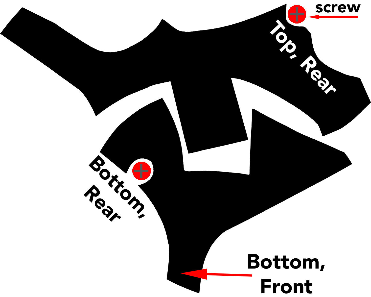 Black textured rubber grip tape overlay for Sony Playstation 4 / PS4 controller - Fresh Stock Dated December 2025