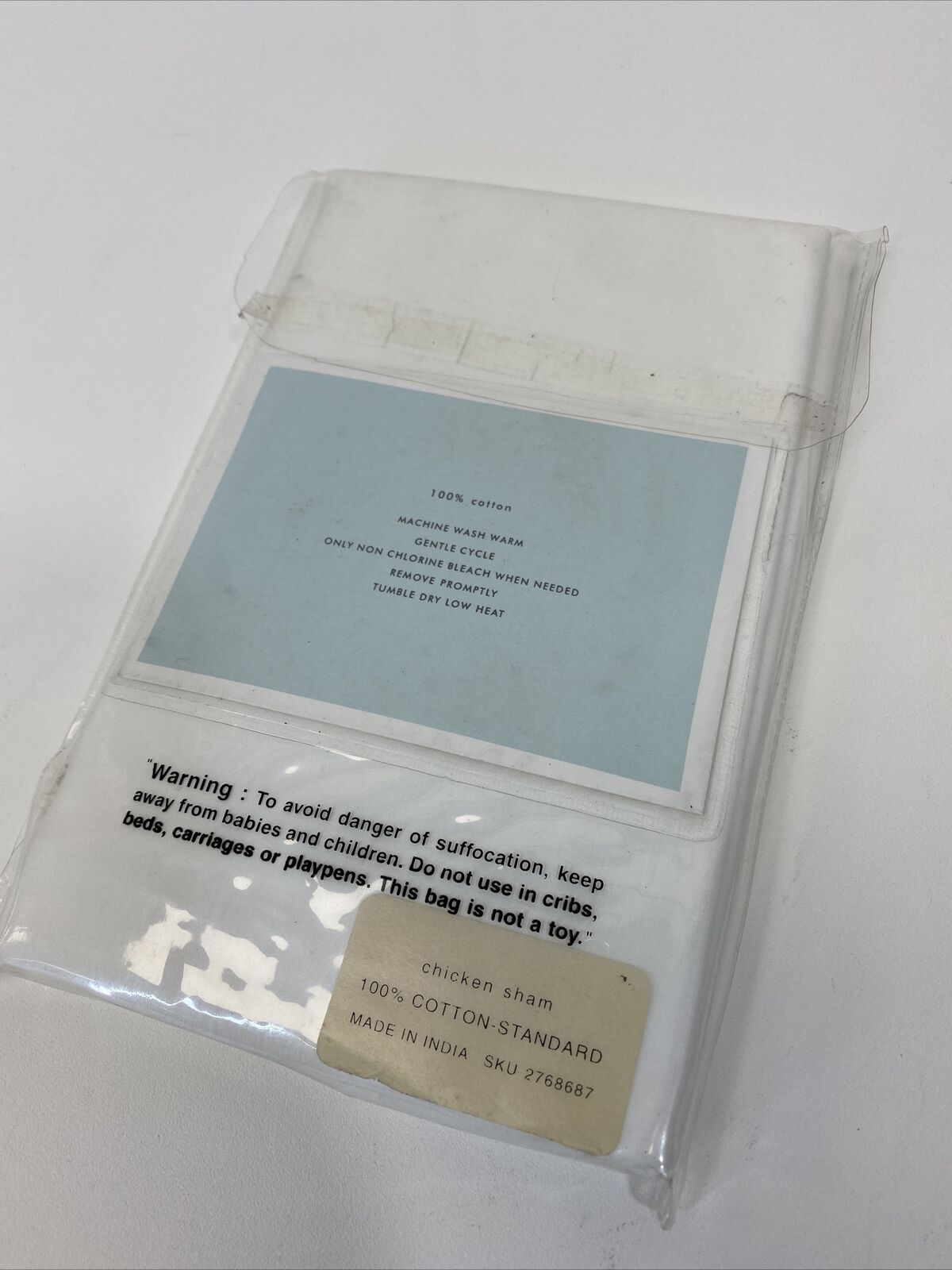 Pottery barn kids chicken embroidered percale chicken sham cotton standard - Fresh Stock Dated February 2026