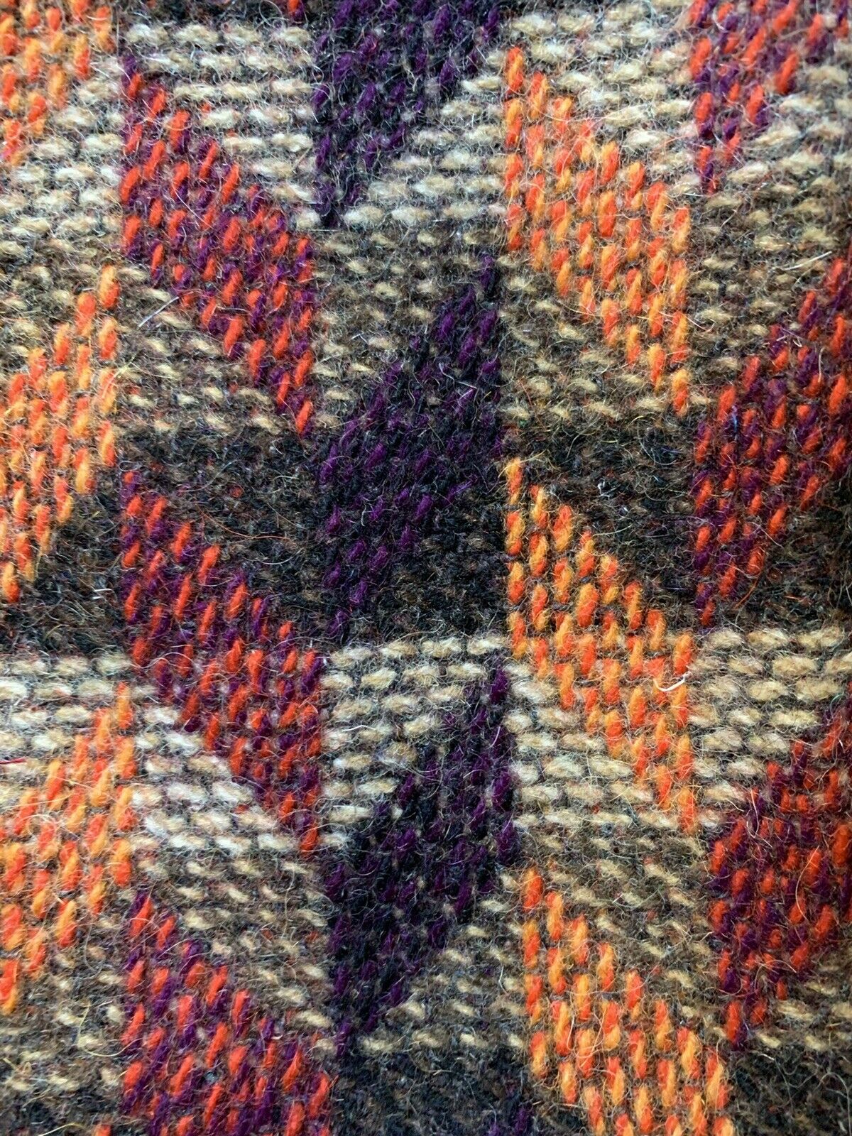 Vintage Tweed Wool Skirt XS Jewel Tone Dark Academia Lined Side Zip Secretary - Fresh Stock Dated March 2026