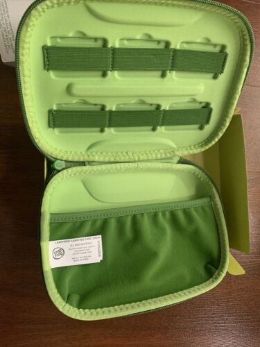 Leap Frog LeapPad 2 & 3 Carrying Protective Storage Travel Case Green NEW - Fresh Stock Dated December 2025