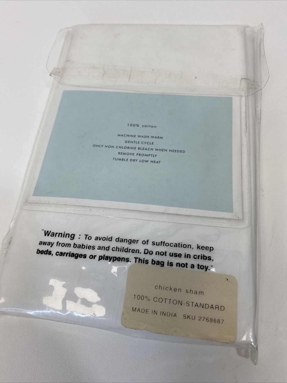 Pottery barn kids chicken embroidered percale chicken sham cotton standard - Fresh Stock Dated February 2026