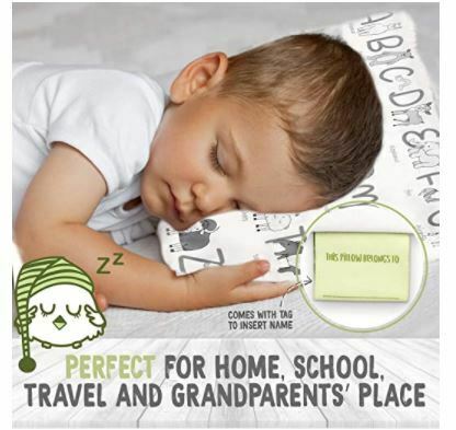 Toddler Pillowcase For 13x18 Pillow - Organic Toddler Pillow Case for Girl & Boy - Fresh Stock Dated December 2025