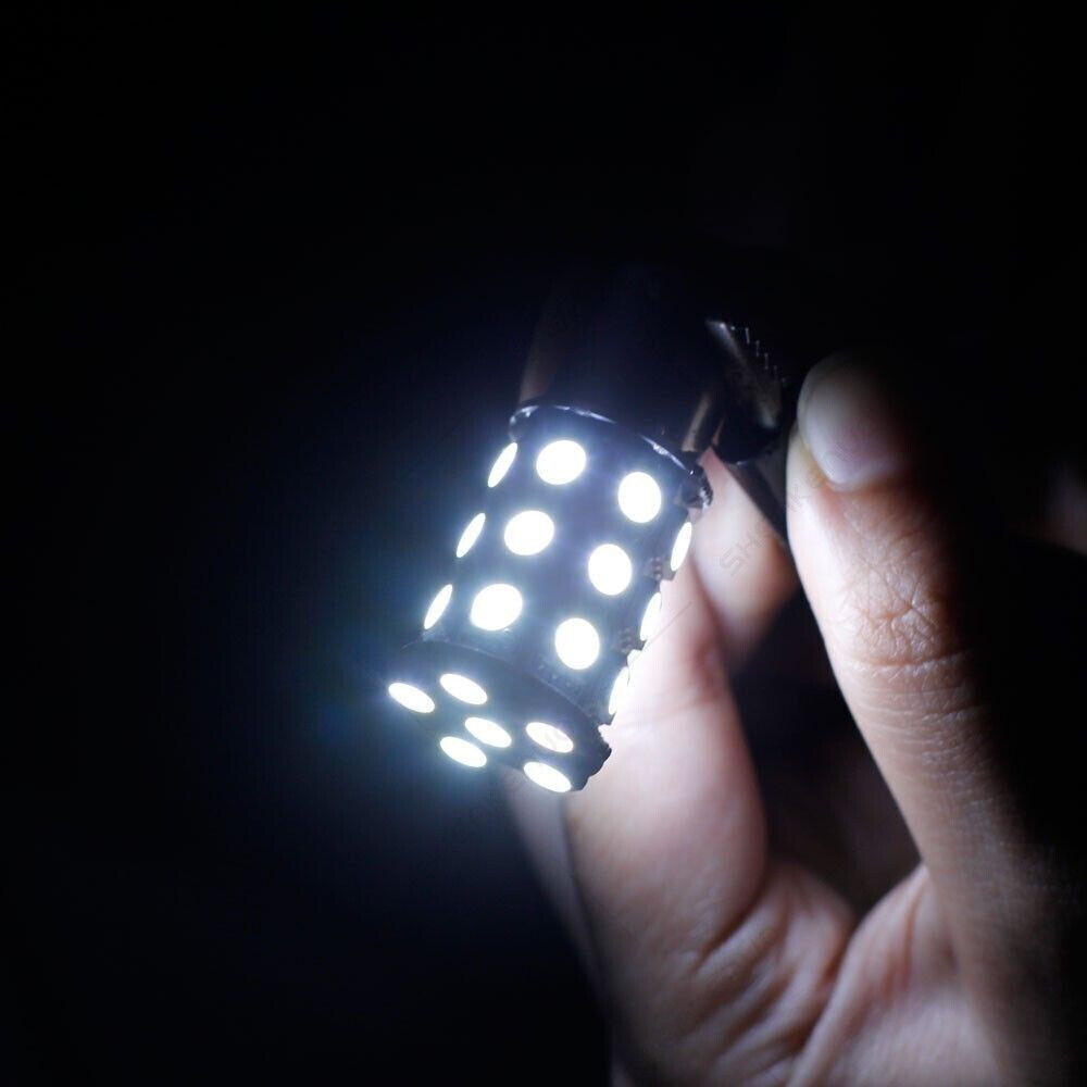 For Suzuki GSX1300R SFV650 - 2X 12821 1156 White LED License Plate Light Bulbs - Fresh Stock Dated March 2026