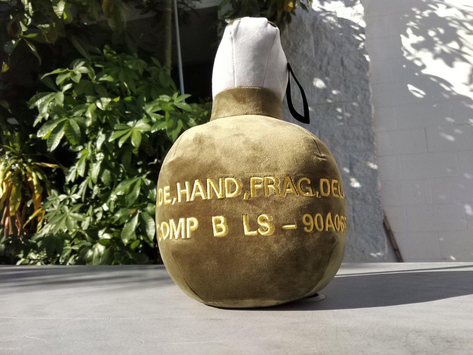 Tacticool Creations M67 Grenade Plush Decorative Pillow - Fresh Stock Dated February 2026