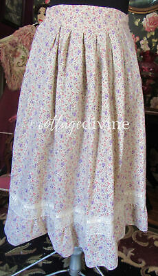 Wildflower Meadow Calico Gunne Sax Gunnies Vtg 1970s Prairie Skirt, Size 9 - Fresh Stock Dated February 2026