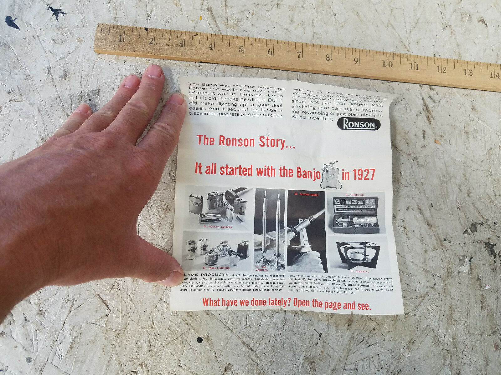 Vintage Ronson Varaflame Cookette Butane Gas Deluxe Handi Stand - Fresh Stock Dated February 2026