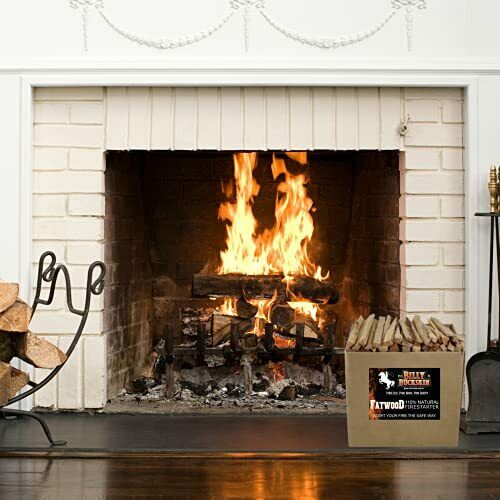 Billy Buckskin Co. 10 lb. Fatwood Fire Starter Sticks | Easy & Safe Fire Starter - Fresh Stock Dated December 2025