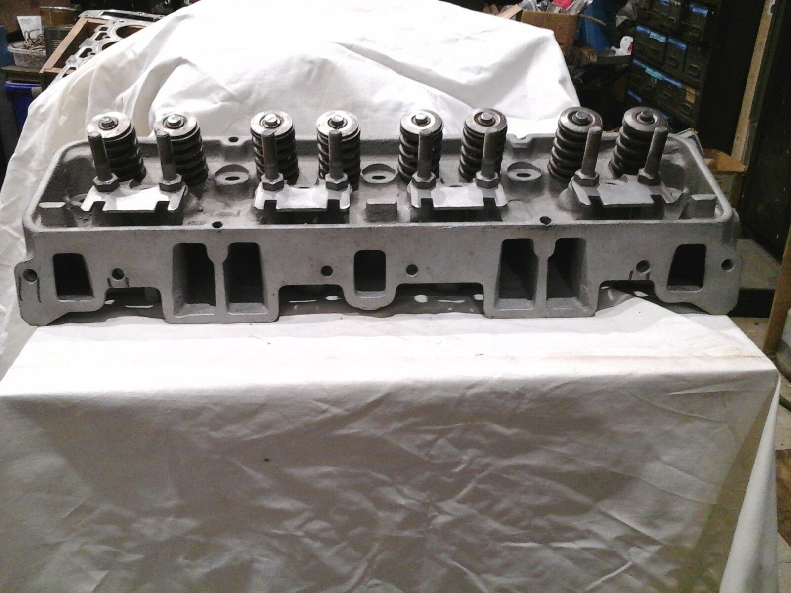Pair GM Chevrolet SBC Vintage Aluminum Cylinder Heads - Fresh Stock Dated February 2026