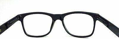 Retro Nerd Geek Oversized Black Framed Spring Temple Clear Lens Eye Glasses - Fresh Stock Dated February 2026