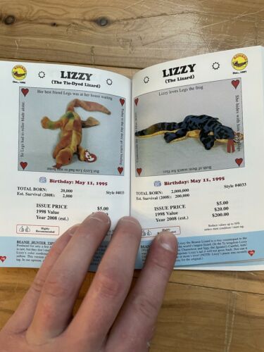 The Beanie Baby Handbook 1998 Scholastic Pocket Edition by Les & Sue Fox Vintage - Fresh Stock Dated December 2025