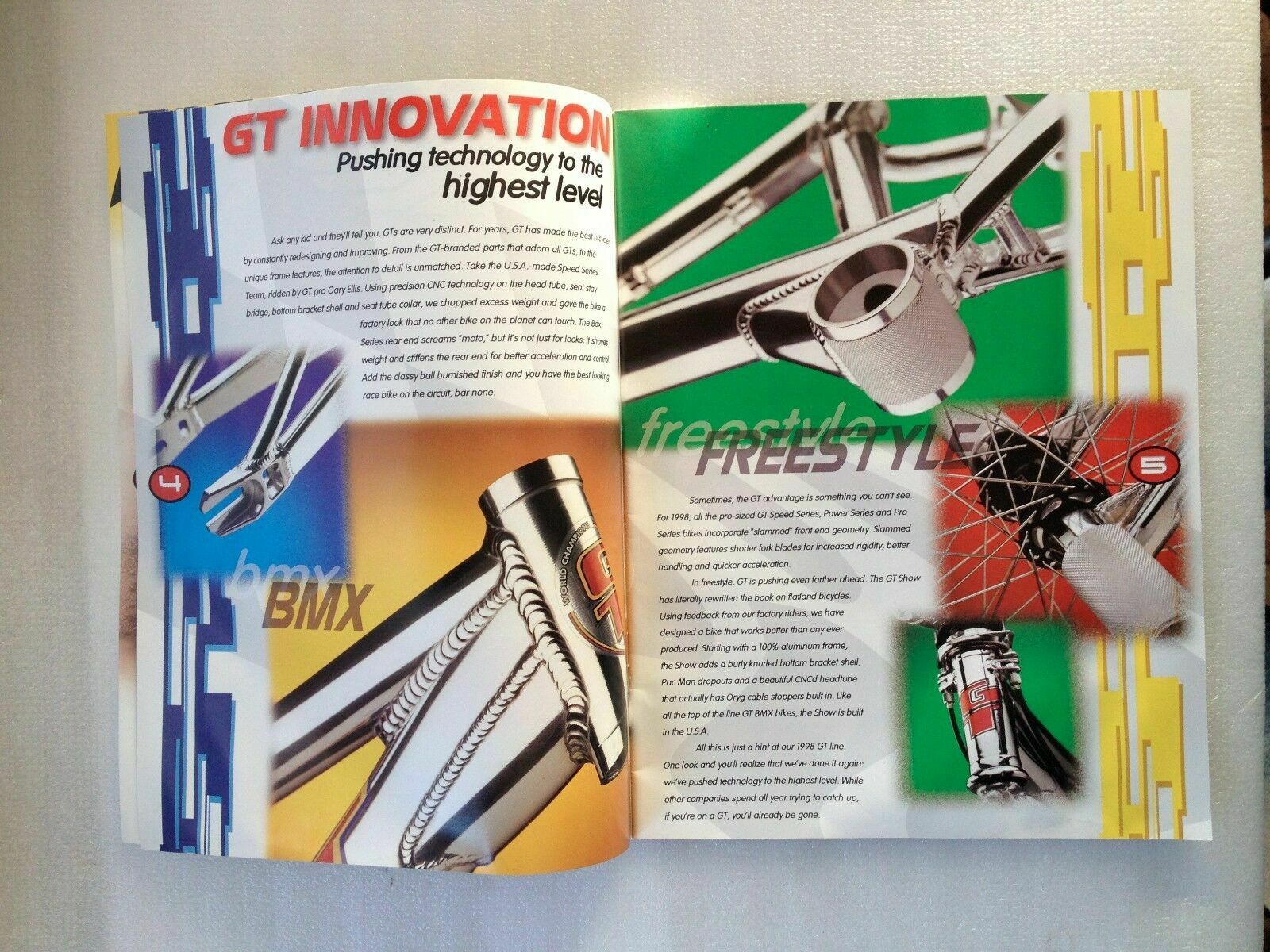 VINTAGE BRAND NEW 1998 GT DYNO BMX CATALOG - Fresh Stock Dated December 2025