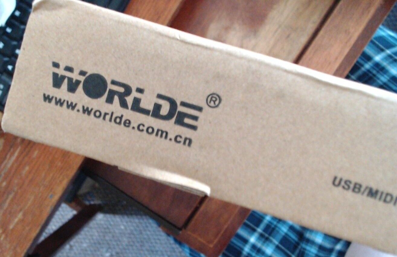 Worlde Panda Mini Black White 100mA 25 Key Portable USB MIDI Controller Keyboard - Fresh Stock Dated February 2026