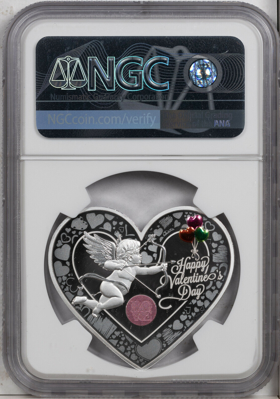 2019 CHINA 25g SILVER VALENTINES DAY-PANDA NGC PF 70 ULTRA CAM FINEST KNOWN #F - Fresh Stock Dated February 2026
