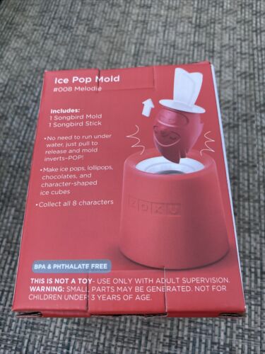 Zoku Quick Pop Maker ice pop mold #008 melodi the song bird - Fresh Stock Dated February 2026