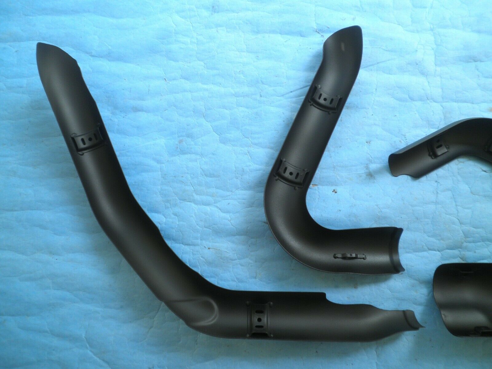 HARLEY OEM M 8 TOURING ELECTRA ROAD STREET GLIDE BLACK EXHAUST HEAT SHIELDS - Fresh Stock Dated February 2026