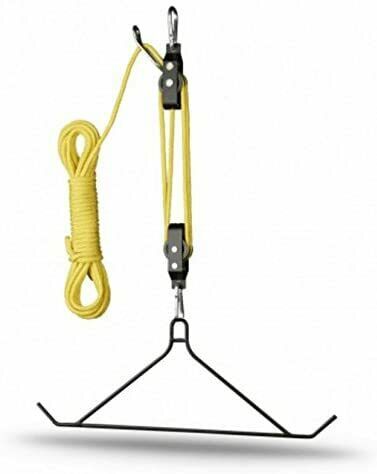 600 LBS Hunting Game Hoist Gambrel Hanger Deer Skinning Cleaning Pulley Lift Kit - Fresh Stock Dated February 2026