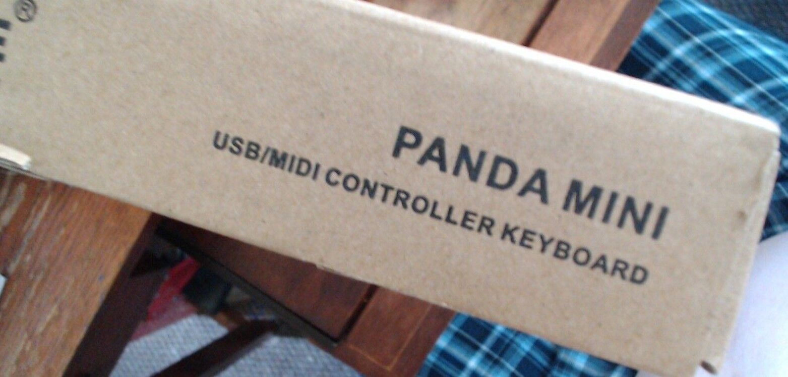 Worlde Panda Mini Black White 100mA 25 Key Portable USB MIDI Controller Keyboard - Fresh Stock Dated February 2026