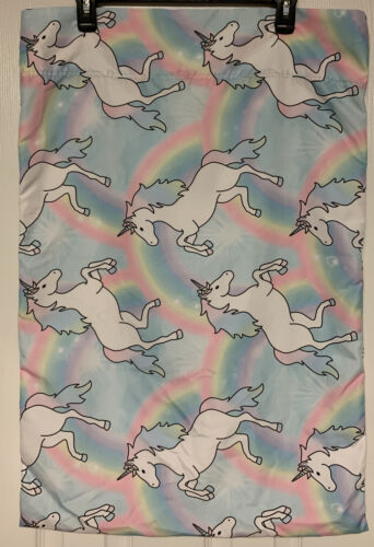 Girls Justice Unicorn Bedding Pillowcase Rainbow Tie Dye 1 Pillowcase One Size - Fresh Stock Dated December 2025