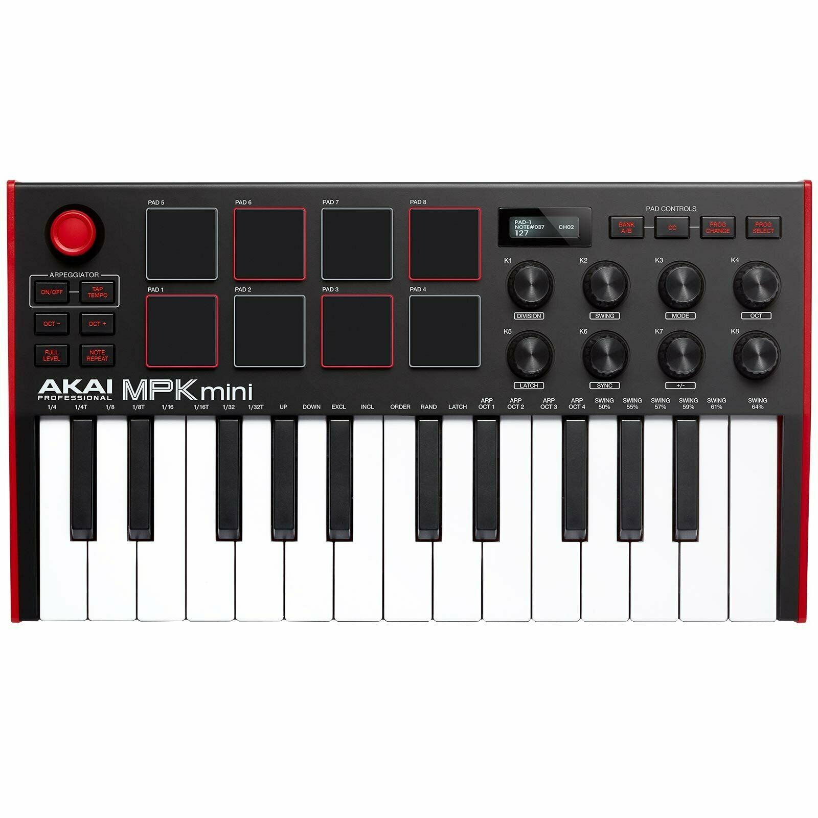 Akai MPK Mini MK3 25-Key Compact USB Keyboard & Pad Controller w Software & Ear - Fresh Stock Dated February 2026