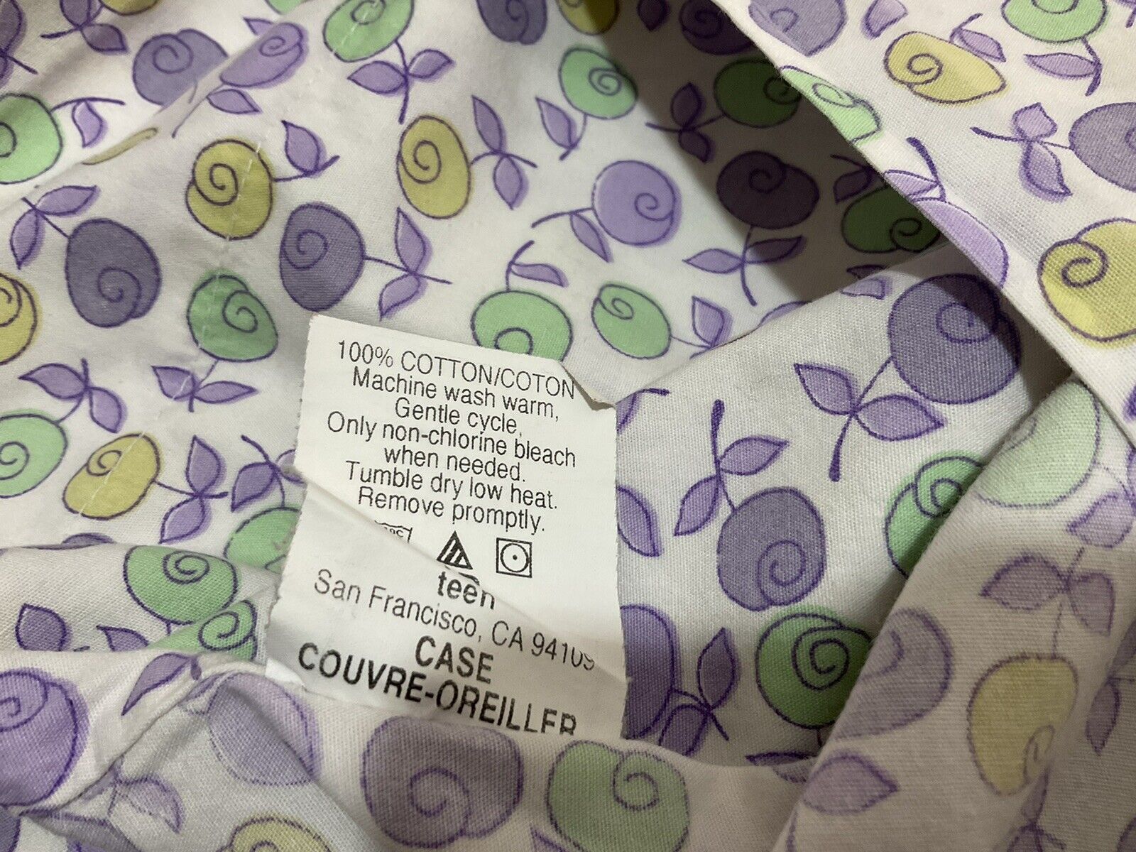 Pottery Barn Teen Pillow Case / Sham Lavendar Floral Standard SZ - Fresh Stock Dated February 2026