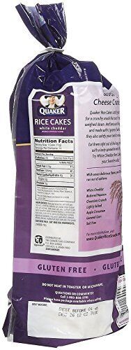 Quaker White Cheddar Rice Cakes 5.5 oz 2 pk - Fresh Stock Dated December 2025