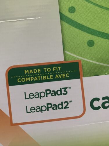 Leap Frog LeapPad 2 & 3 Carrying Protective Storage Travel Case Green NEW - Fresh Stock Dated December 2025