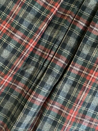 Vintage Wool Plaid Skirt Bristol Country Gray Red Lined 14 - Fresh Stock Dated February 2026