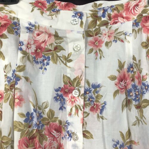 ViNTAGE FLORAL Maxi Skirt Cotton w/ Pockets Womens 14 Romantic Cottagecore - Fresh Stock Dated February 2026