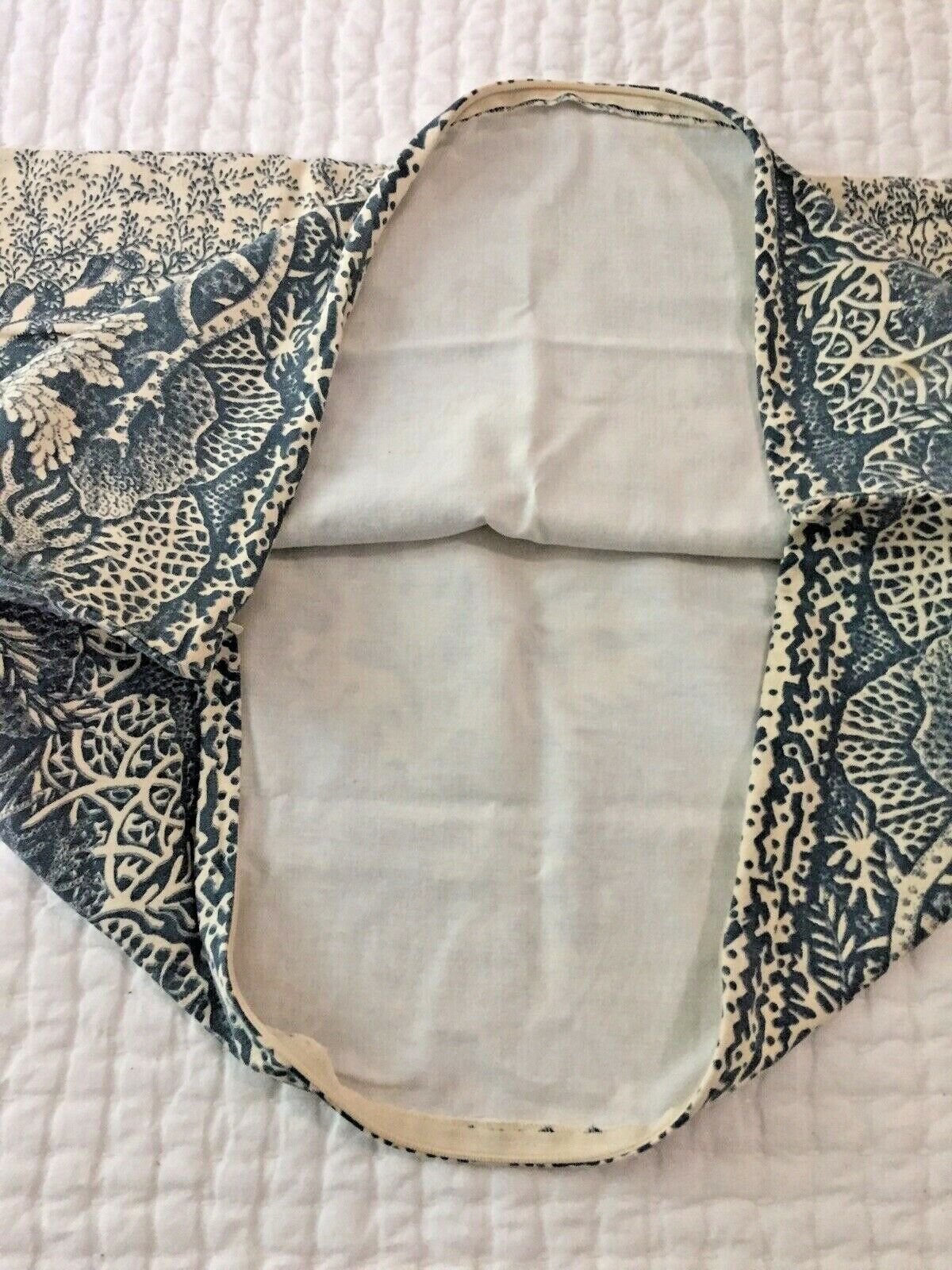 Pottery Barn Pillow Cover Rectangle Lumbar Indigo 16x26 - Fresh Stock Dated December 2025