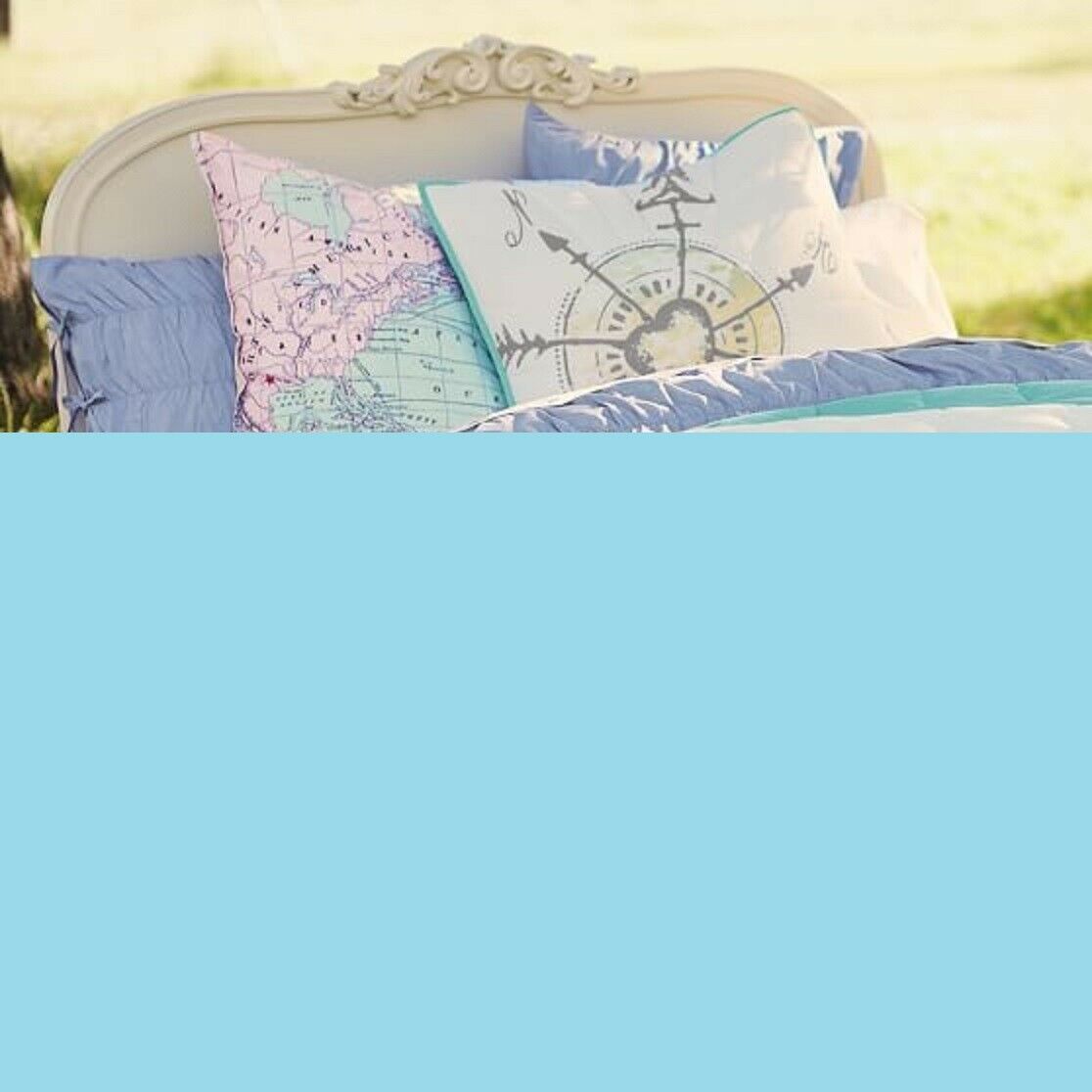 NWT Pottery Barn PB Teen Junk Gypsy Follow Your Heart 2 shams & 2 pillowcases - Fresh Stock Dated December 2025