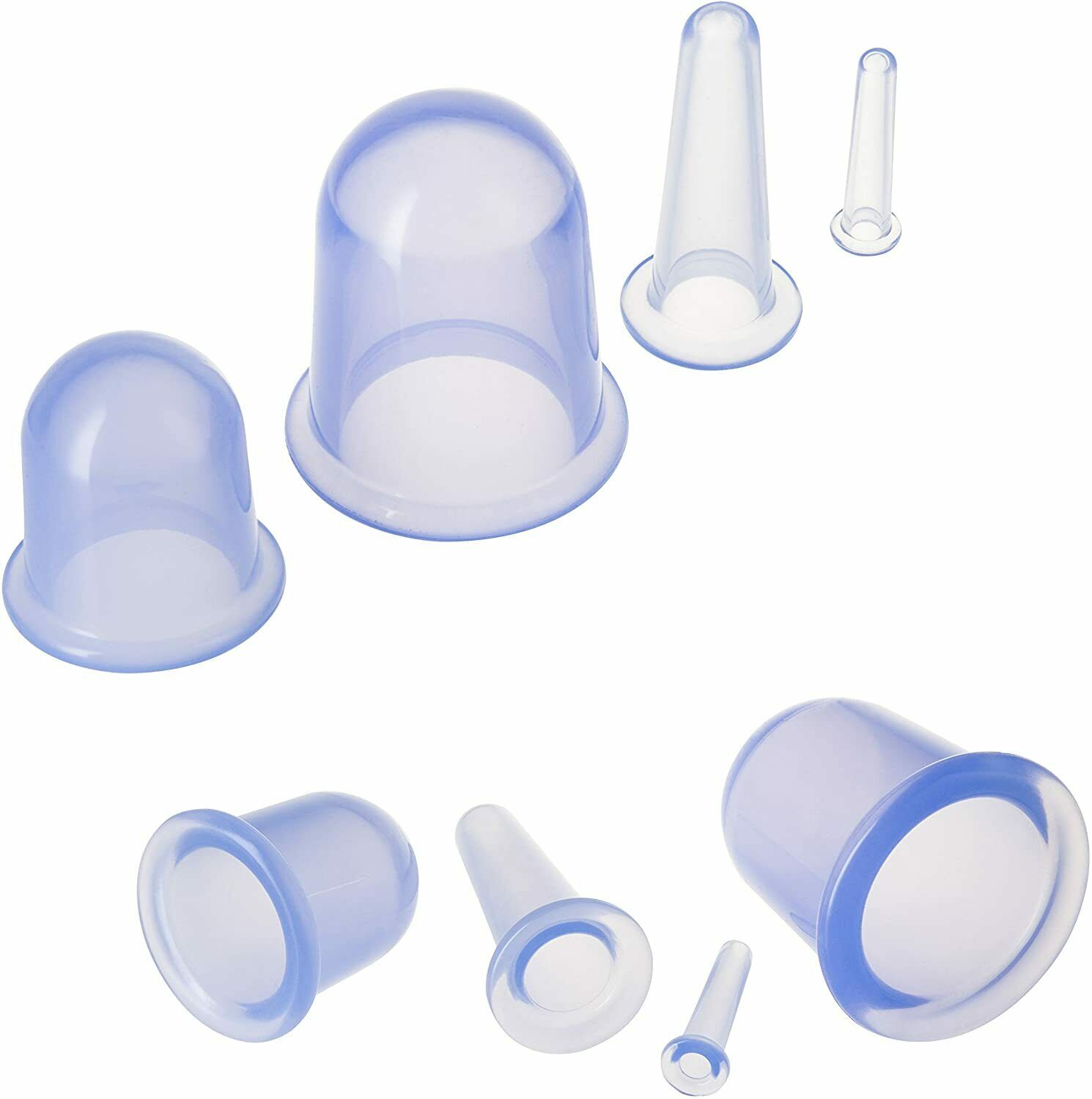 Conjunto De Ventosas Silicona Masaje Facial Corporal Ventosaterapia Cupping - Fresh Stock Dated February 2026