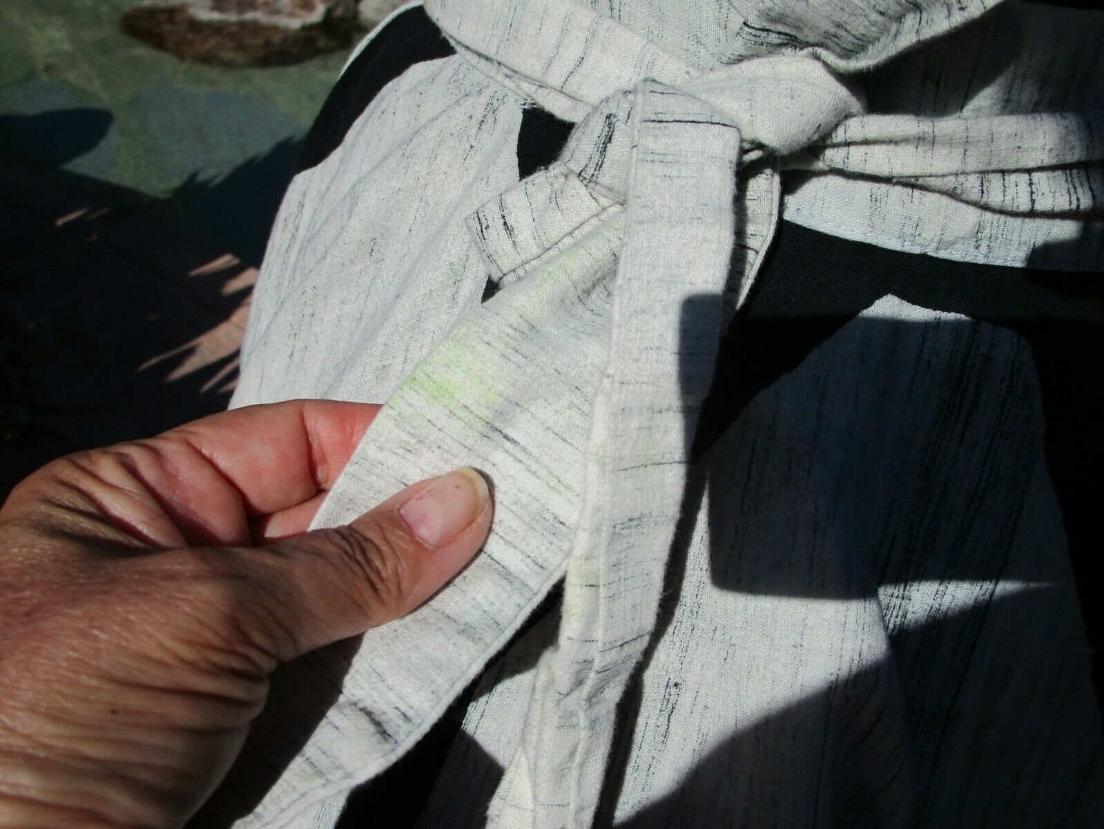 Vintage 1950s Mexican handpainted circle skirt S/M 26-28