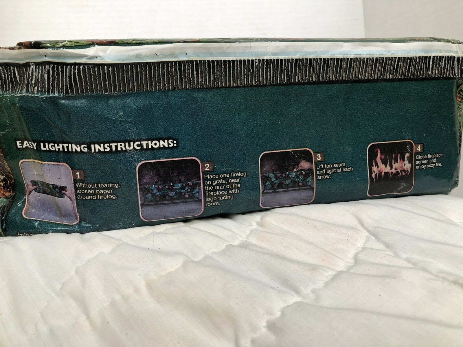 Yankee Candle Balsam & Cedar Firelog Fragrance Scented Fire Log 3 Hour Burn - Fresh Stock Dated December 2025