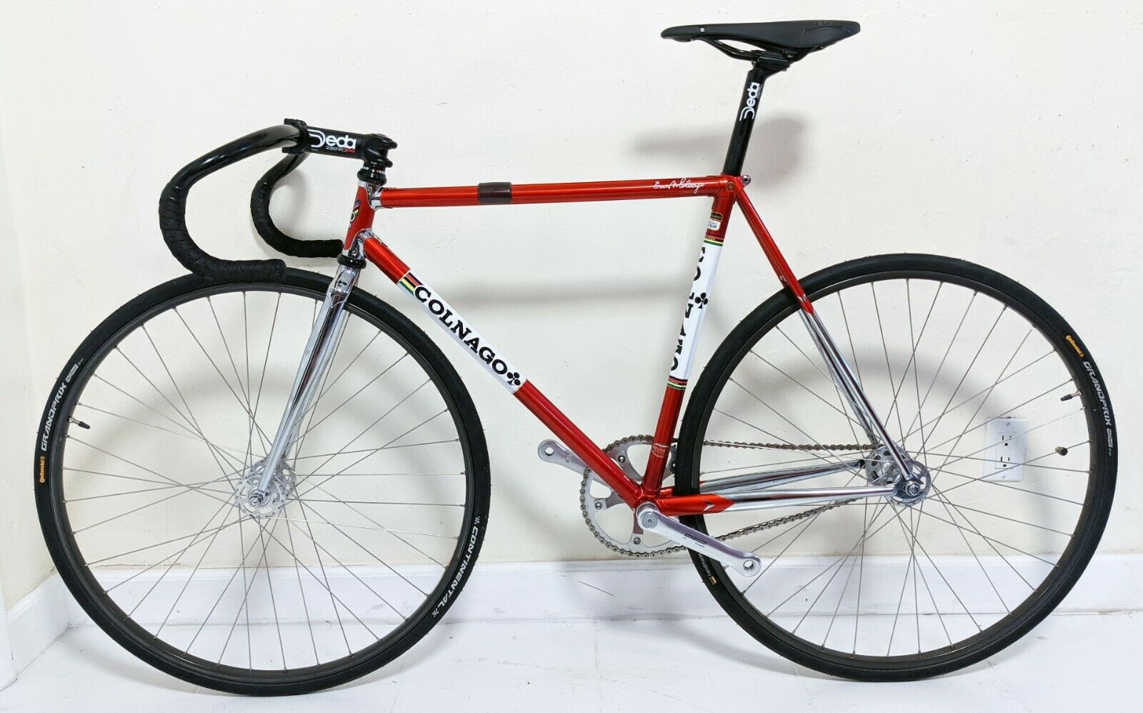 Rare Colnago Master Pista Saronni 53cm X 50cm Campagnolo Record Pista Track Bike - Fresh Stock Dated December 2025