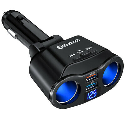 Bluetooth 5.0 Wireless Handsfree Car FM Transmitter MP3 Player Dual USB Charger# - Fresh Stock Dated February 2026