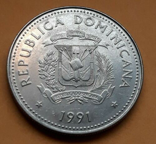 25 Centavo 1991 República Dominicana - Fresh Stock Dated February 2026