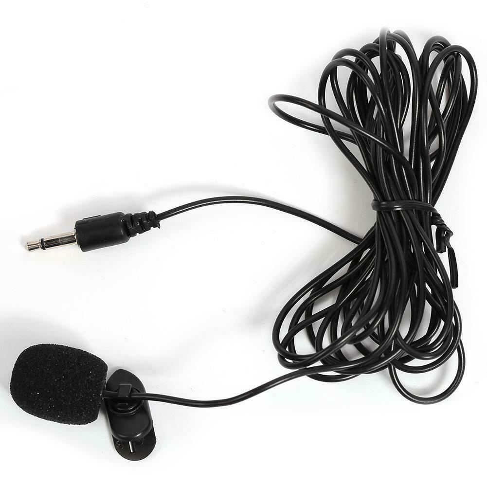 3.5 mm Stereo Jack Mini Car Microphone External Mic for Car DVD GPS Player - Fresh Stock Dated February 2026