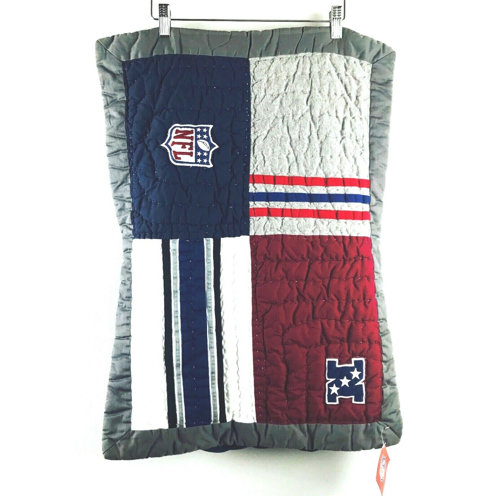 Pottery Barn PB Teen Football Sham Standard NFL NATIONAL Conference Quilted NWT - Fresh Stock Dated December 2025