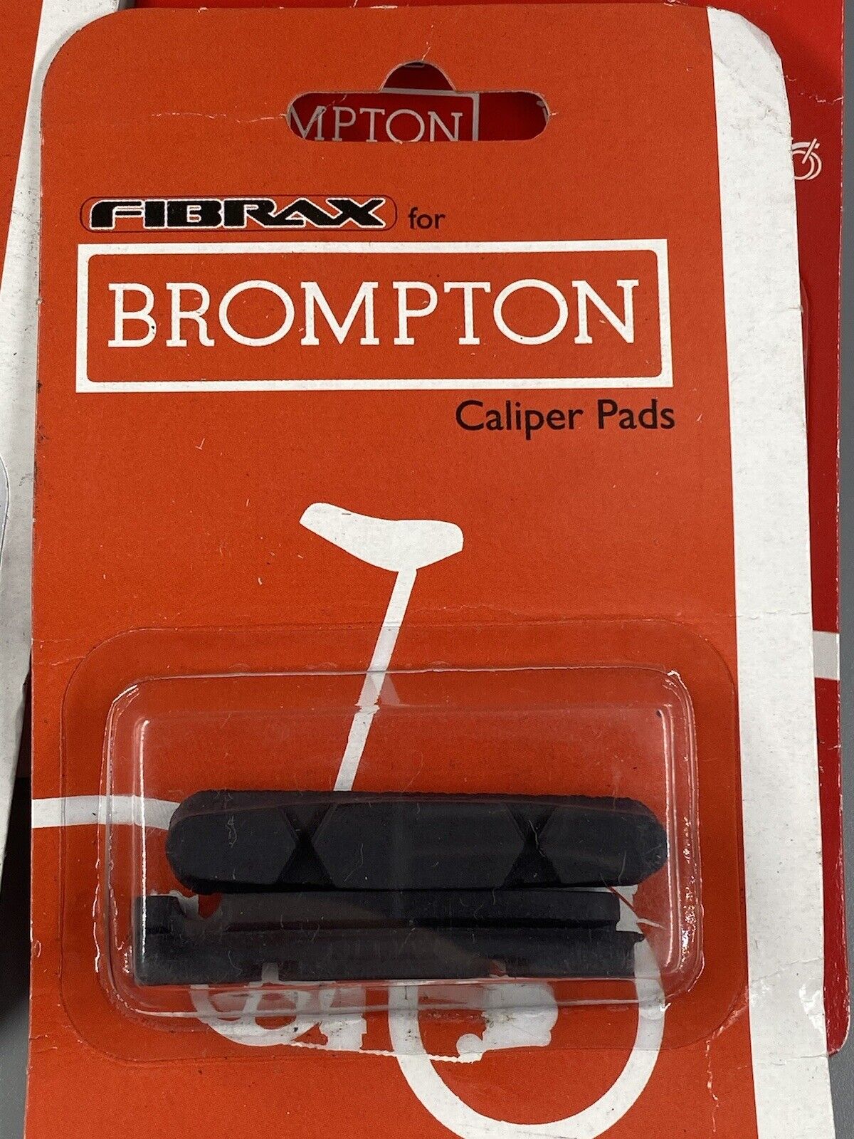 FIBRAX FOR BROMPTON BIKE CALIPER PADS LOT OF 4 PACKS - Fresh Stock Dated February 2026
