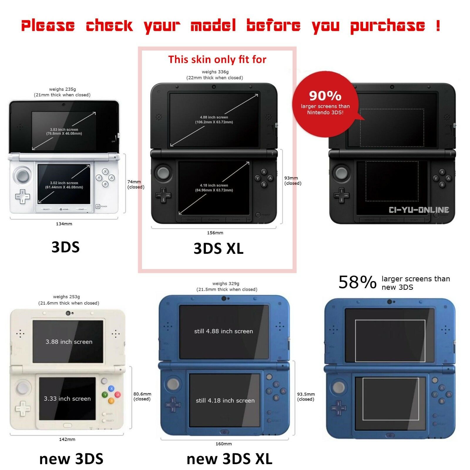 Nintendo 3DS XL Pokemon Steven Metagross VINYL SKIN STICKER  (2012-2014) - Fresh Stock Dated December 2025