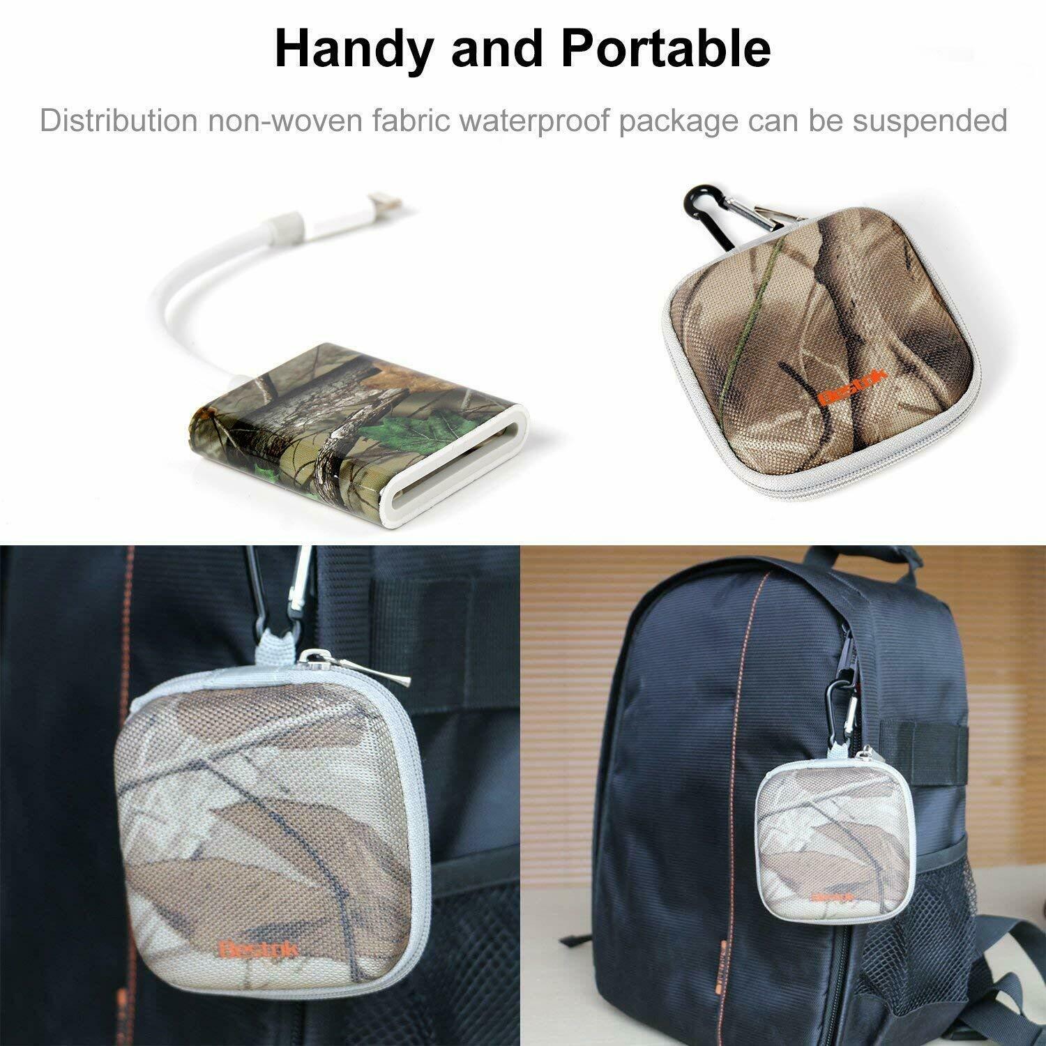 Bestok 8pin to SD Card Camera Reader Adapter Cable for iPad iPhone x 8 7 6 - Fresh Stock Dated February 2026