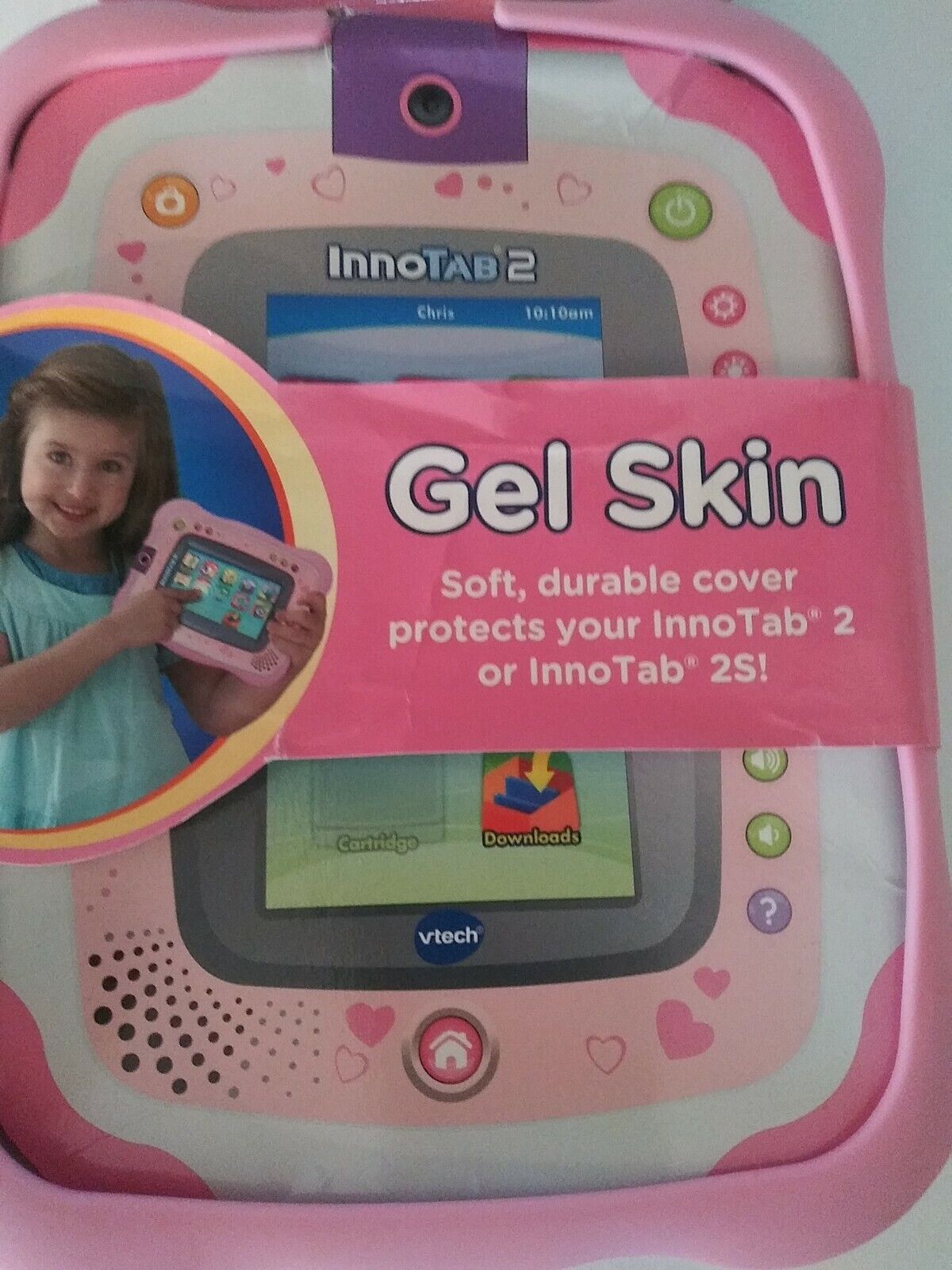 Vtech Innotab 2 2S gel skin Case Cover for Innotab 2 2S Pink - Fresh Stock Dated February 2026