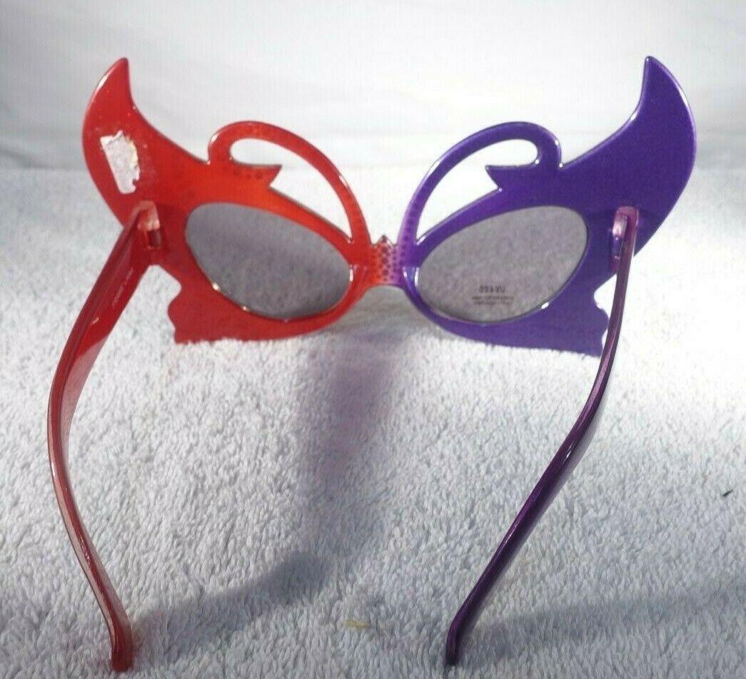 CAT WOMAN NOVELTY SUNGLASSES COSTUME PARTY EYE GLASSES - Fresh Stock Dated February 2026
