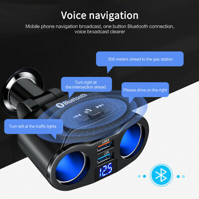Bluetooth 5.0 Wireless Handsfree Car FM Transmitter MP3 Player Dual USB Charger# - Fresh Stock Dated February 2026