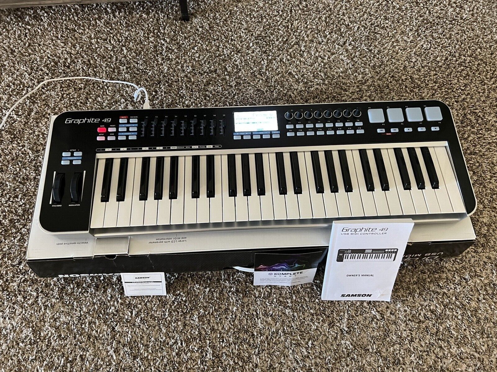 Samson Graphite 49 49-key Keyboard Controller - Fresh Stock Dated December 2025